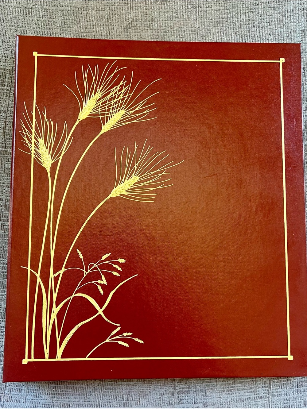 Hallmark Burgundy & White Scrapbook Album